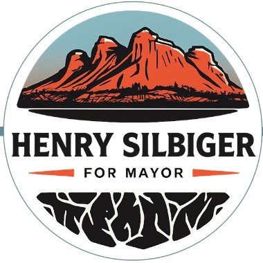 Henry Silbiger for Mayor of Sedona 2026 – campaign logo