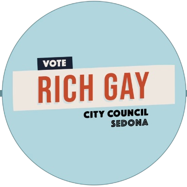 Rich Gay for Sedona City Council 2026 – campaign logo